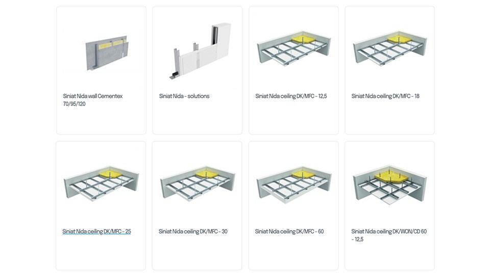 BIM products Siniat
